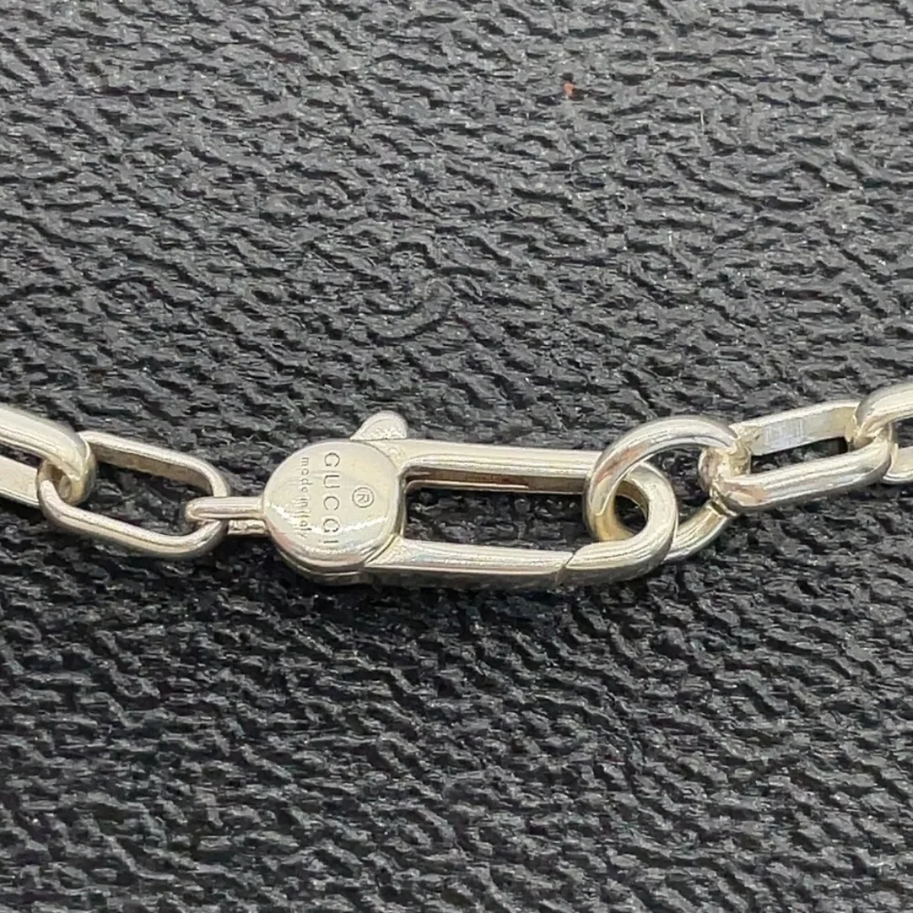 ** SOLD ** SOLD**🌹GUCCI Interlocking Double G 925 Unisex Necklace -EUC - Picture 9 of 12